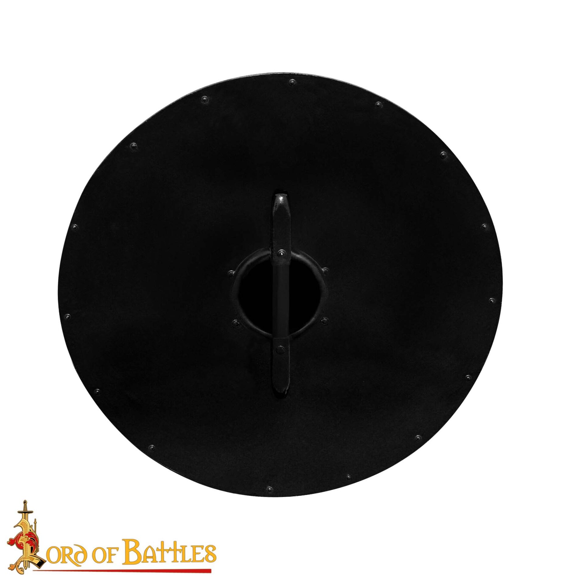 9th Century Viking Round Shield with Steel Boss-2135 4 Wooden Shield