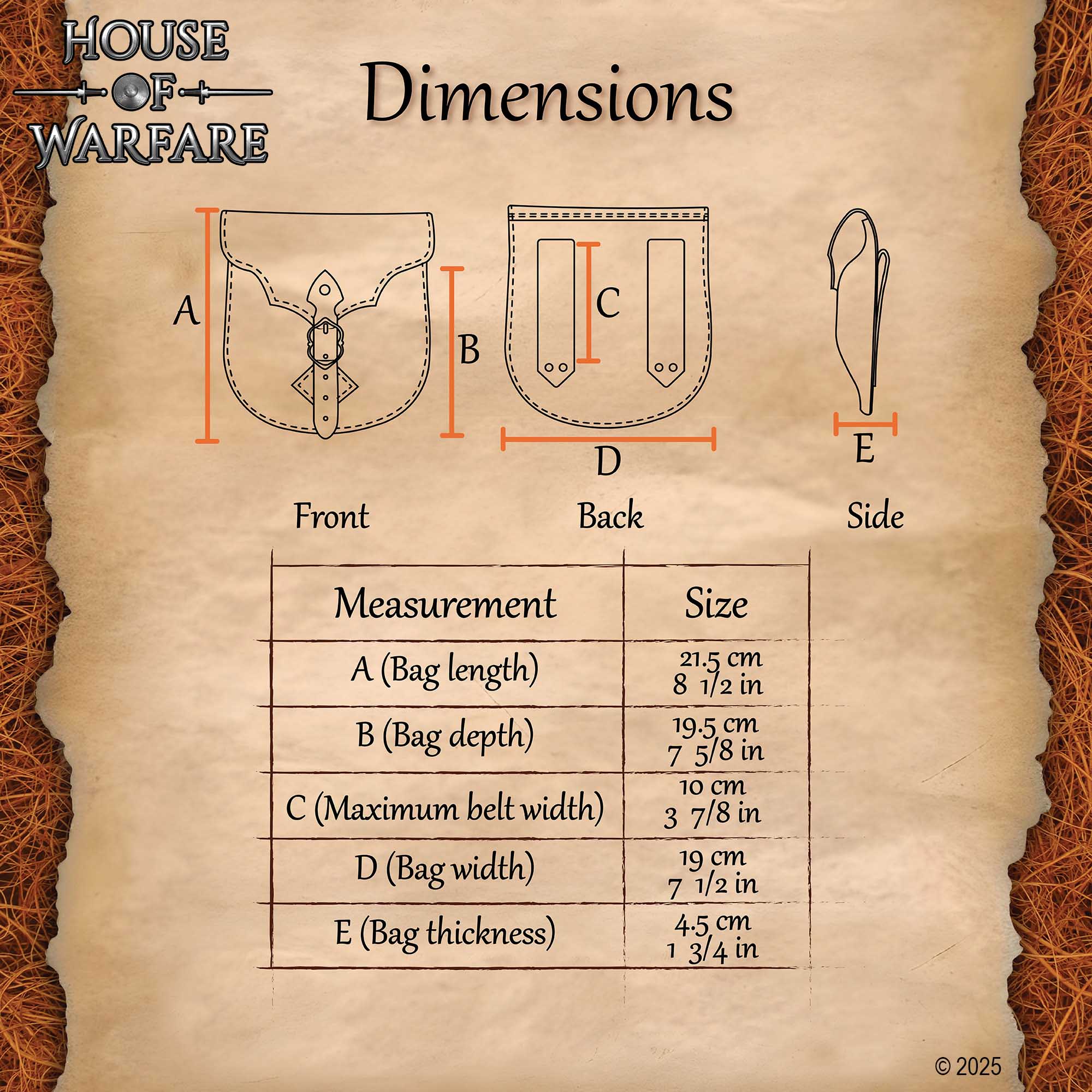 Merchant of the Kingdom Spanish Design Genuine Leather Belt Bag-701842CBR 2 Merchant of the Kingdom