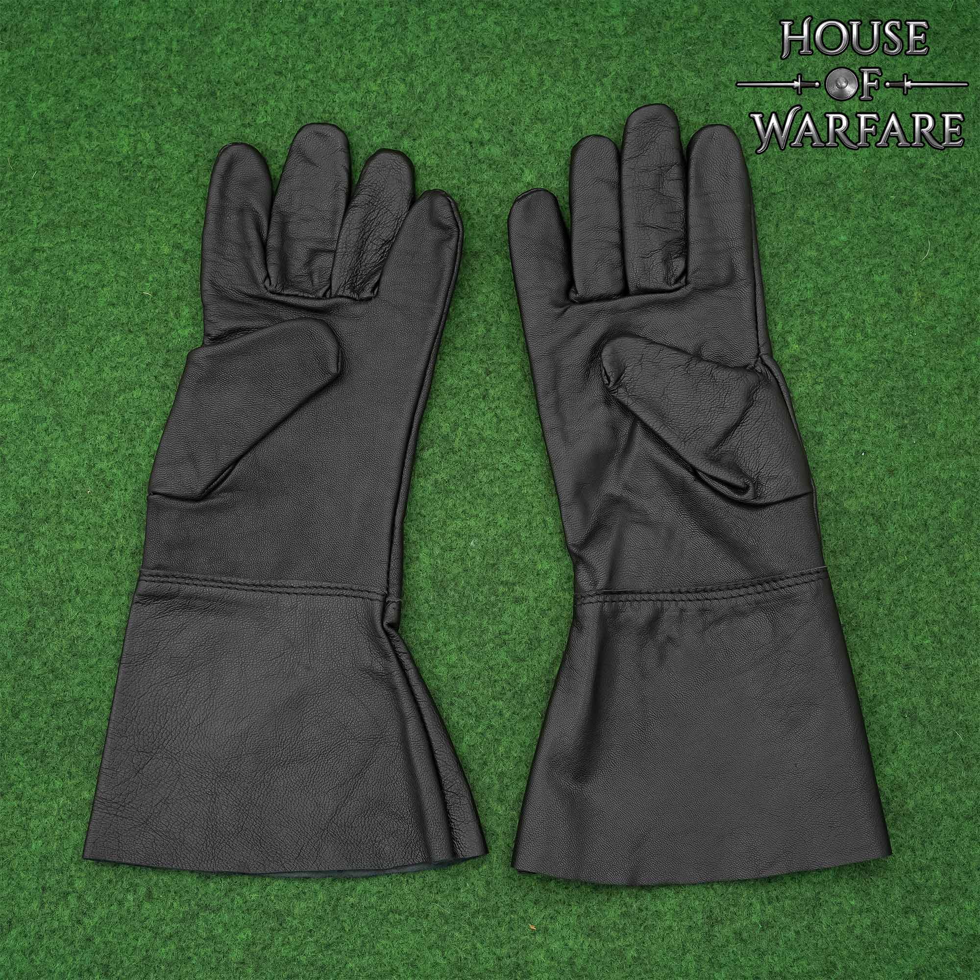 14th Century Medieval Leather Gloves-701179 7 Medieval Leather Gloves
