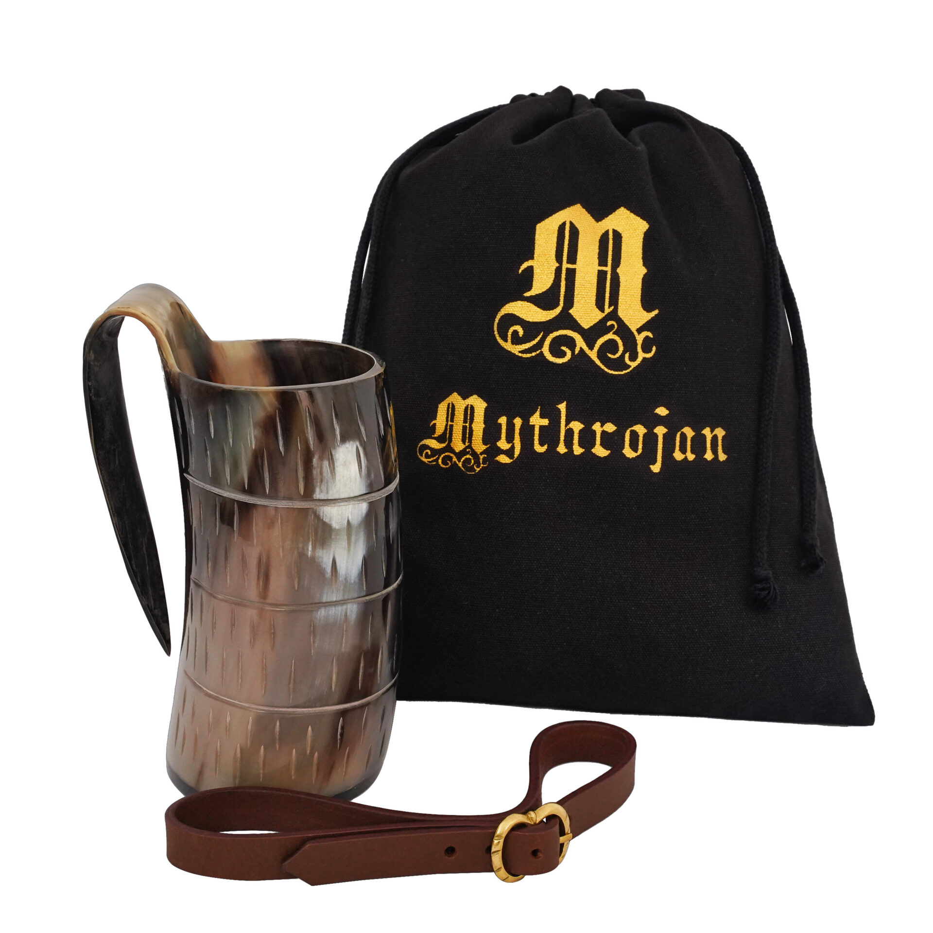 Handcrafted Viking Ox Horn Mug