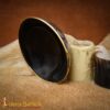 Medieval Genuine Horn Bowl with Solid Brass Rim