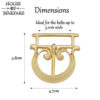 701090_2 Roman Solid Brass Buckle