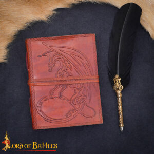 Celtic Dragon Leather Journal