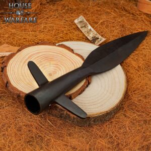 Hand-Forged Medieval Winged Spearhead