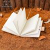 Handmade Leather Journal with Pentagram Embossing with Brass Lock-700281 6 Handmade Leather Journal