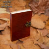 Handmade Leather Journal with Pentagram Embossing with Brass Lock-700281 7 Handmade Leather Journal