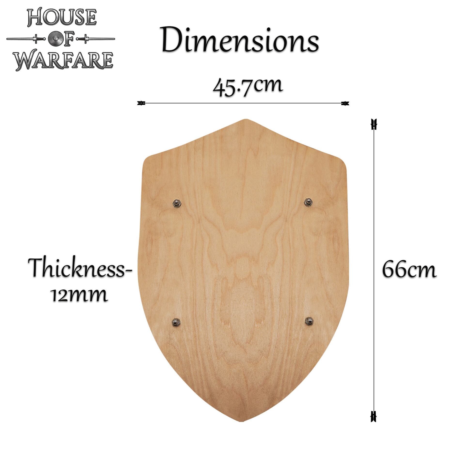 Large Wooden Shield 701578 2 Large Wooden Shield