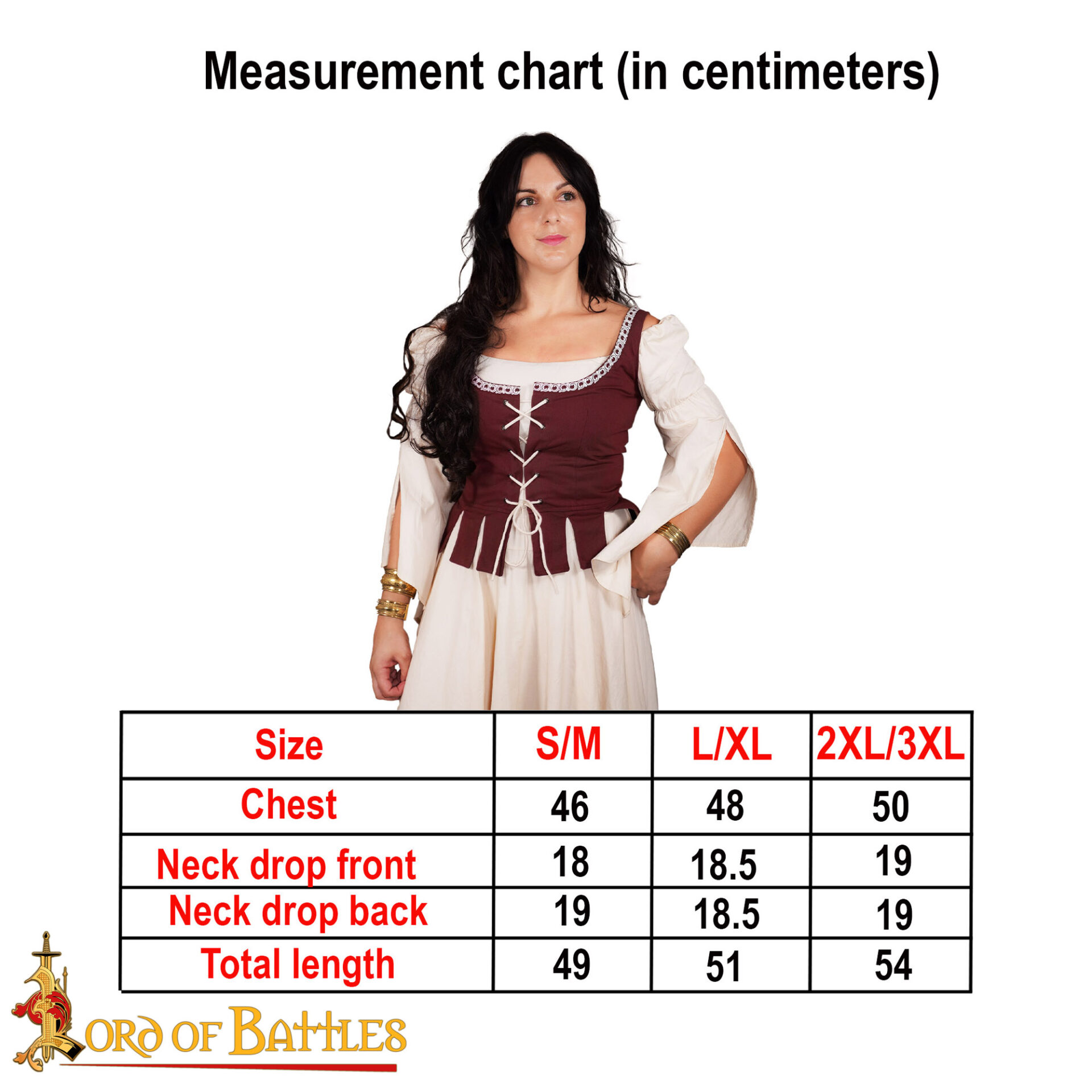 Adalyn Medieval Maiden Cotton Bodice