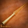 Solid Brass Roman Spear Butt Spike - 1120 4 Solid Brass Roman Spear Butt Spike