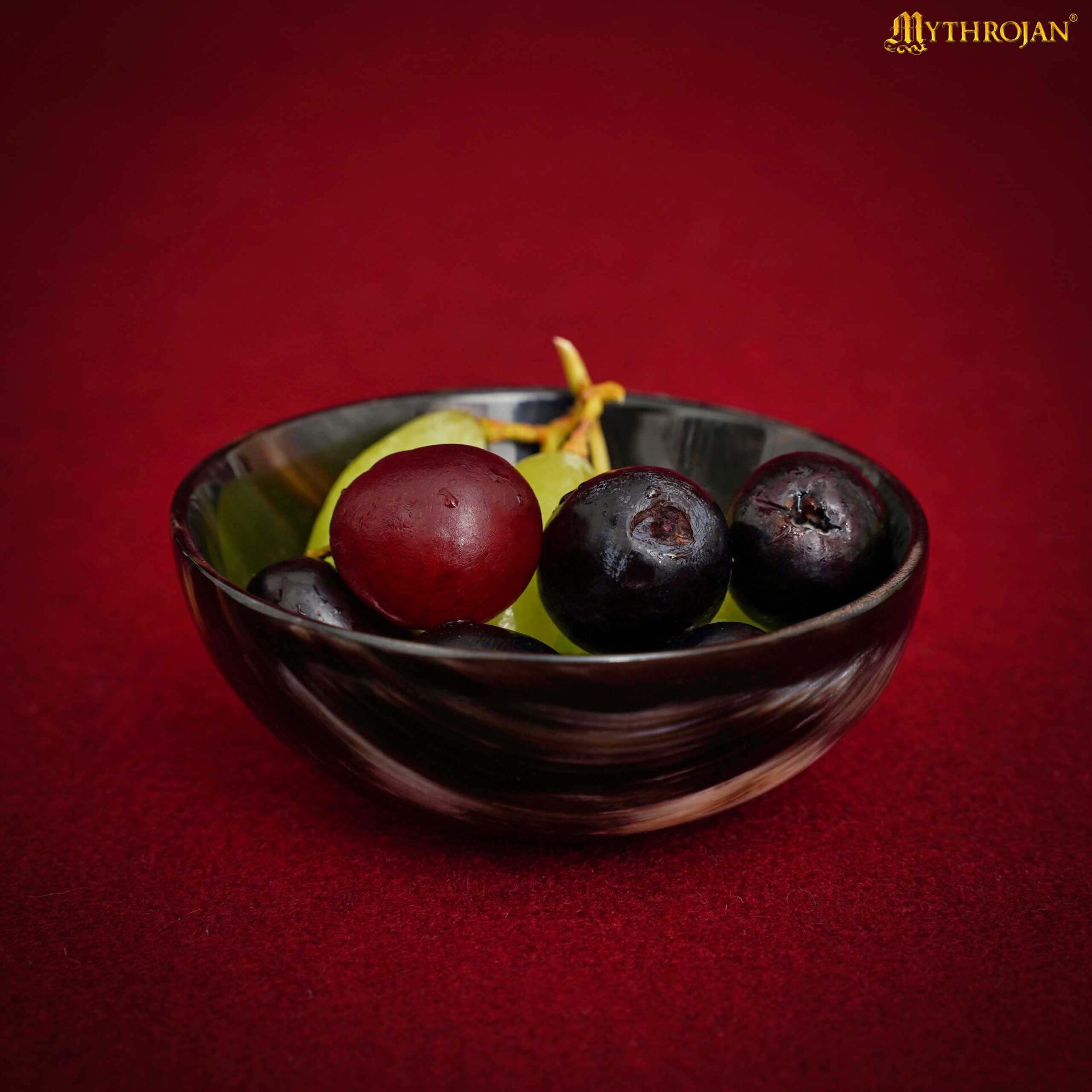 Premium Viking Ox Horn Bowl – Handcrafted Medieval Dish Horn Bowl