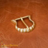 Medieval Solid Brass Buckle-25433 Medieval Solid Brass Buckle
