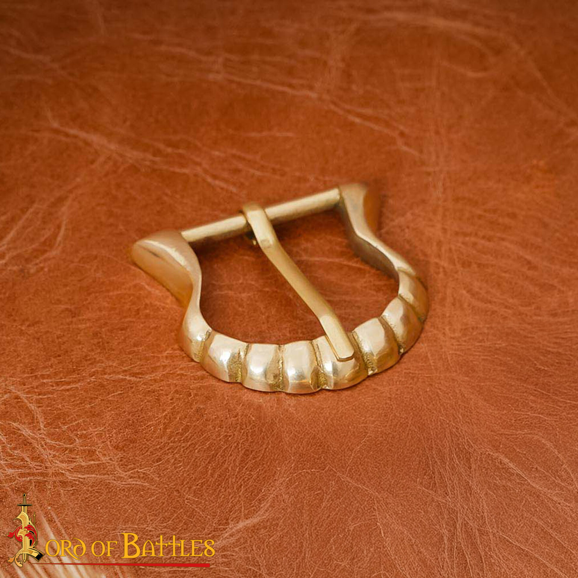 Medieval Solid Brass Buckle-25433 Medieval Solid Brass Buckle