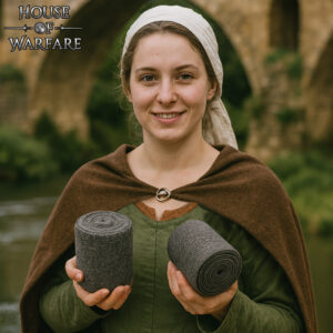 Viking woolen leg wraps