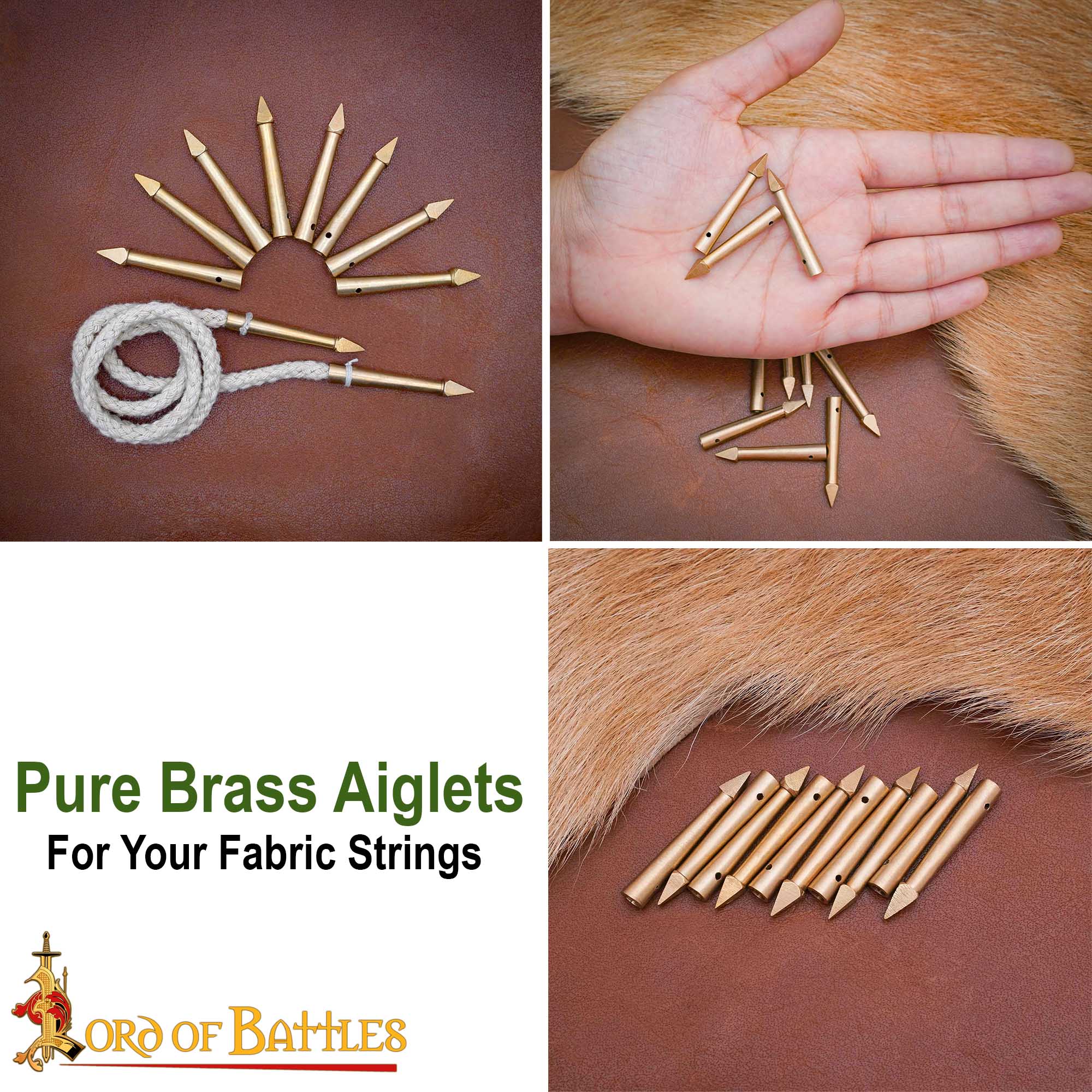 25216 pattern 2 brass aiglets