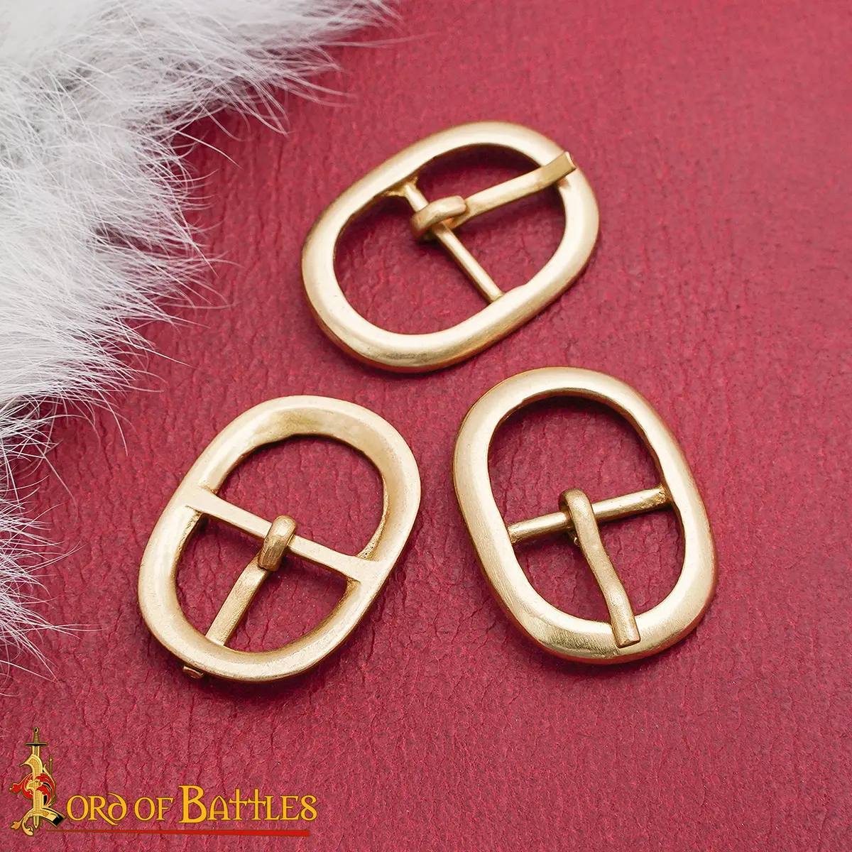Medieval Oval Solid Brass Leather Craft Buckle - Image 5