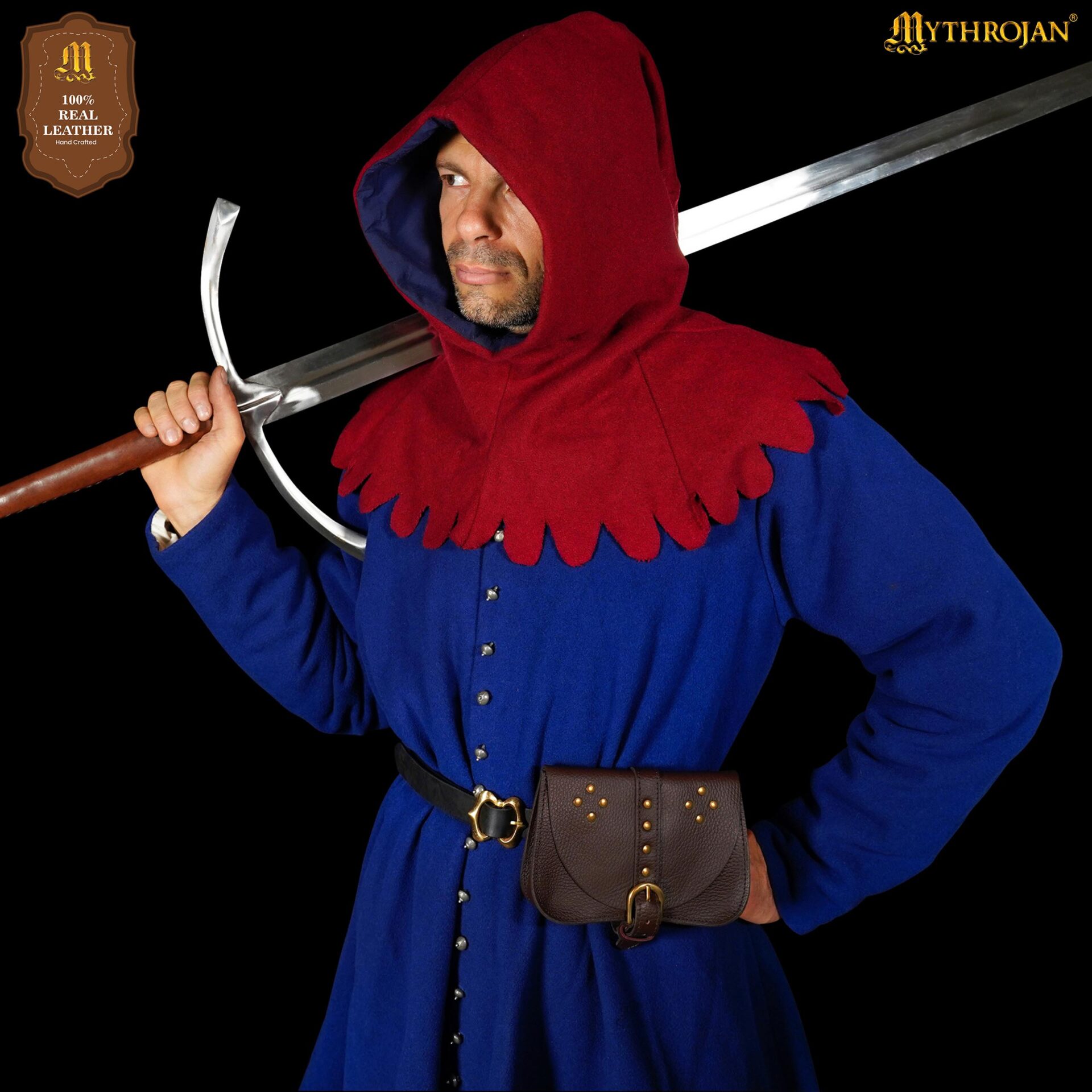 4 Mythrojan Leather Hip Pouch