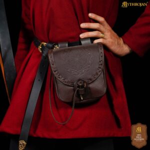 Medieval Leather Belt Bag
