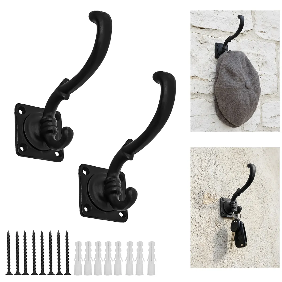 500147OB-2SET-Featured-Ai cast iron coat hooks