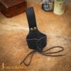 Leather holder for Drinking Horn-26247BKL horn holders