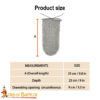 Medieval Mail Accessories-1501AN 2 Chainmail Bottle Bag