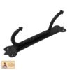 Rustic Hand Forged Iron Double Wall Hook - 500198 3 Double Wall Hook