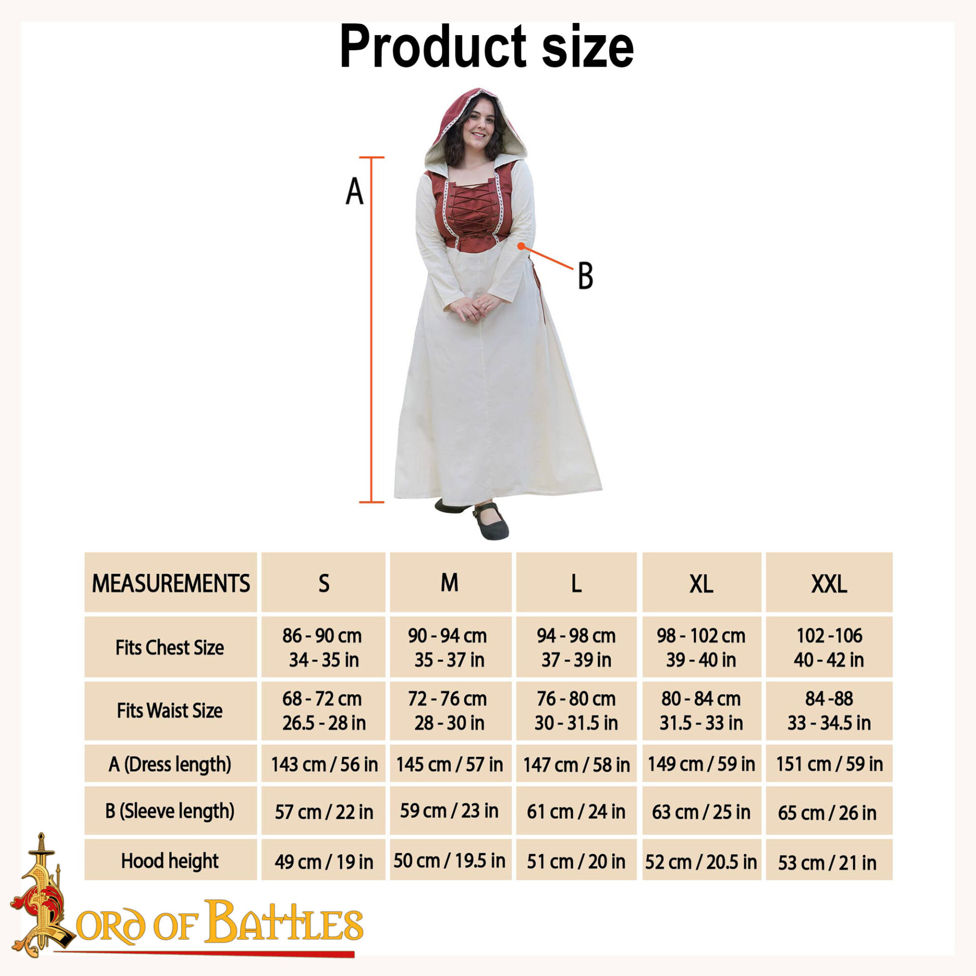 25851_3 Medieval Maiden Cotton Dress