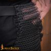 Leggings Mild Steel Butted 10mm16gauge-532BK 5 Round Ring Chainmail Leggings