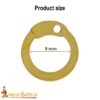Brass Flat Rings