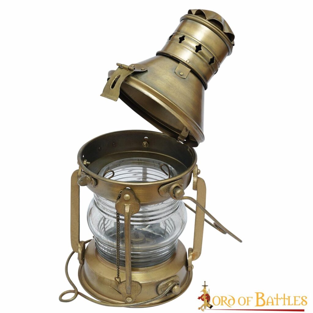 Rustic Vintage Retro Oil Lantern Pure Brass