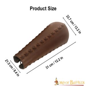 Ranger of the Woods Genuine Leather Greaves for Leg Protection