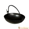 Hand Forged Cauldron Fully Functional Iron Camping Accessory Hand Forged Cauldron Fully Functional Iron Camping Accessory