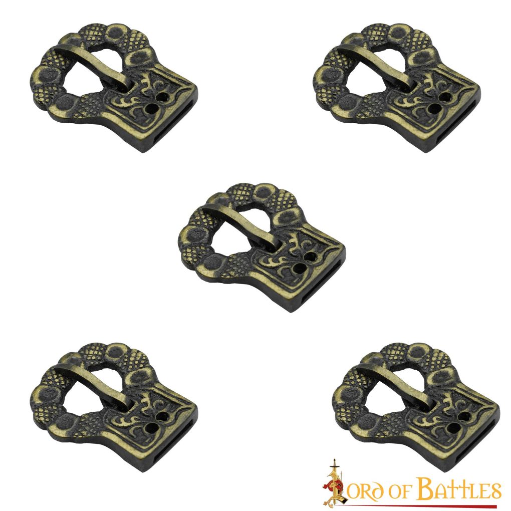 Gothic Belt Buckle Antiqued Brass Functional Gothic Belt Buckle Antiqued Brass Functional