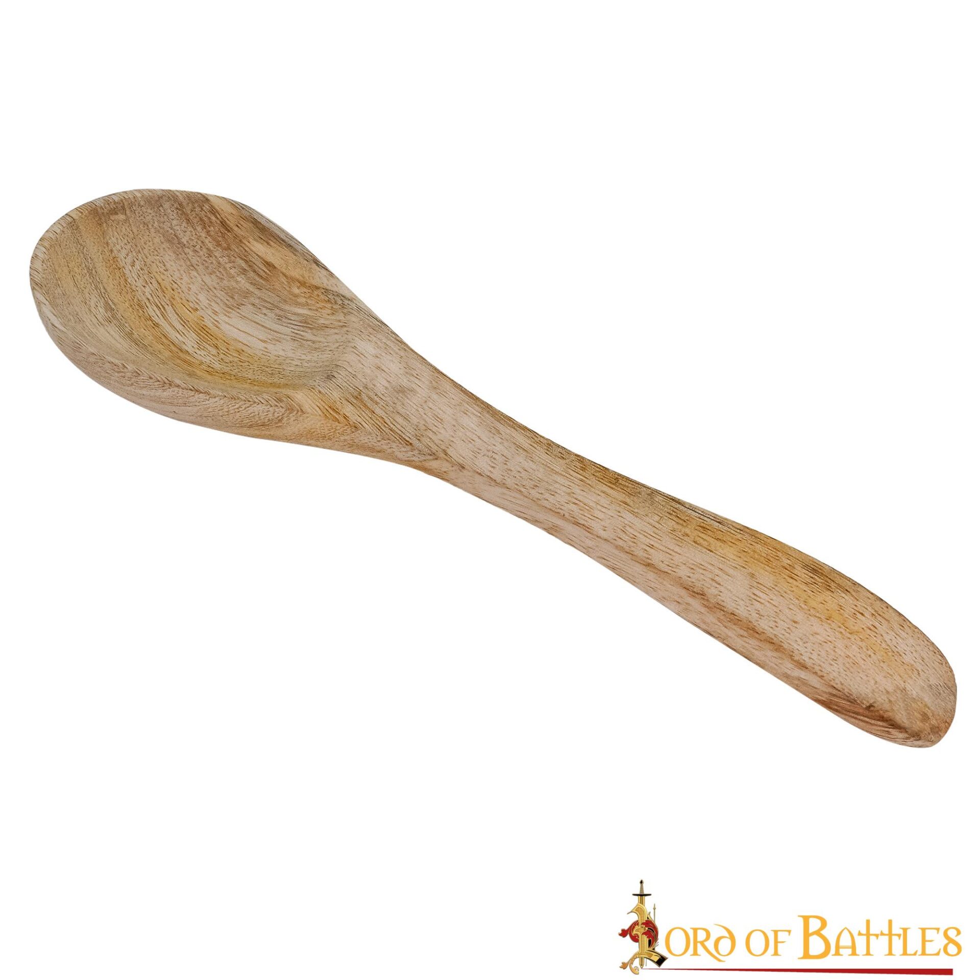 Medieval Functional Wooden Spoon Handmade from Genuine Wood Medieval Functional Wooden Spoon Handmade from Genuine Wood