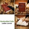 Leather Journal with Celtic Cross and Tree of Life Leather Journal with Celtic Cross and Tree of Life