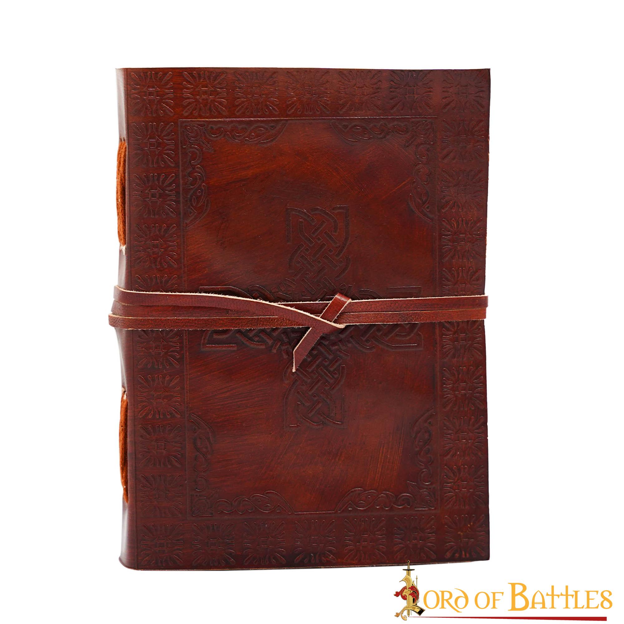 Leather Journal with Celtic Cross and Tree of Life Leather Journal with Celtic Cross and Tree of Life