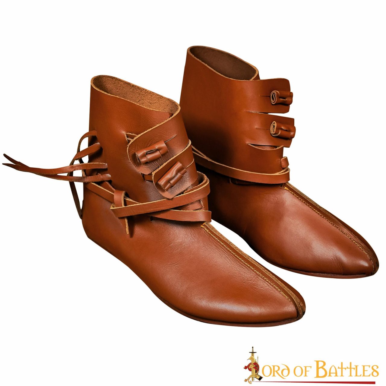 Type 8 Viking Boots with Leather Toggle Closure Type 8 Viking Boots with Leather Toggle Closure