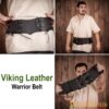 Viking Warrior Waist Belt Handcrafted Genuine Leathercraft Viking Warrior Waist Belt Handcrafted Genuine Leathercraft