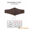 Medieval Fantasy Leather Waistbelt for LARP and Cosplay