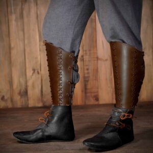 Leather Greaves