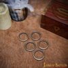 Ring Buckle Antique Brass Loop Belt Functional Accessory Set of 5 Pieces Ring Buckle Antique Brass Loop Belt Functional Accessory Set of 5 Pieces