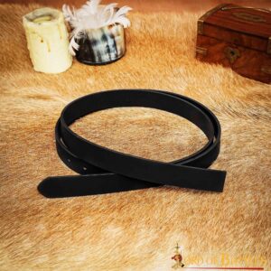 Handcrafted Plain DIY Leather Belt 2.5cm wide