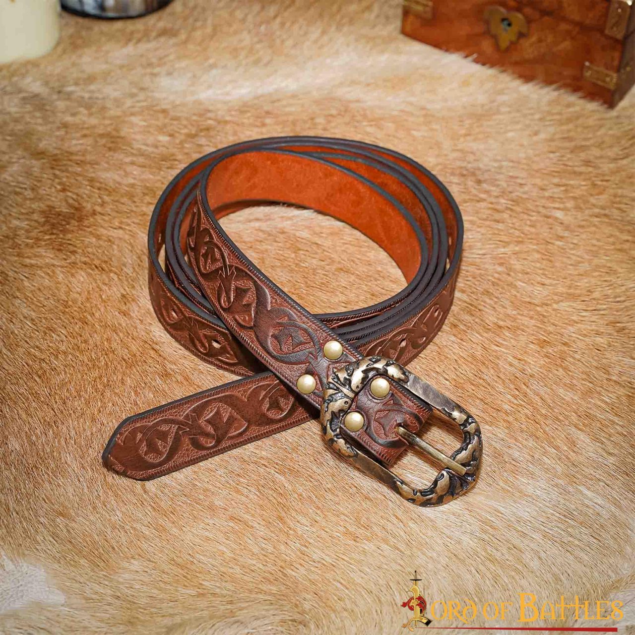 Handcrafted Fantasy Genuine Leather Belt