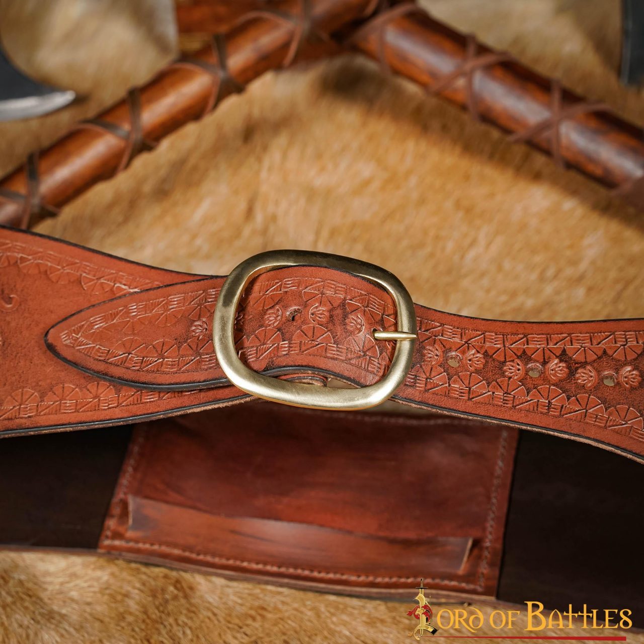Fantasy Barbarian Genuine Leather Belt