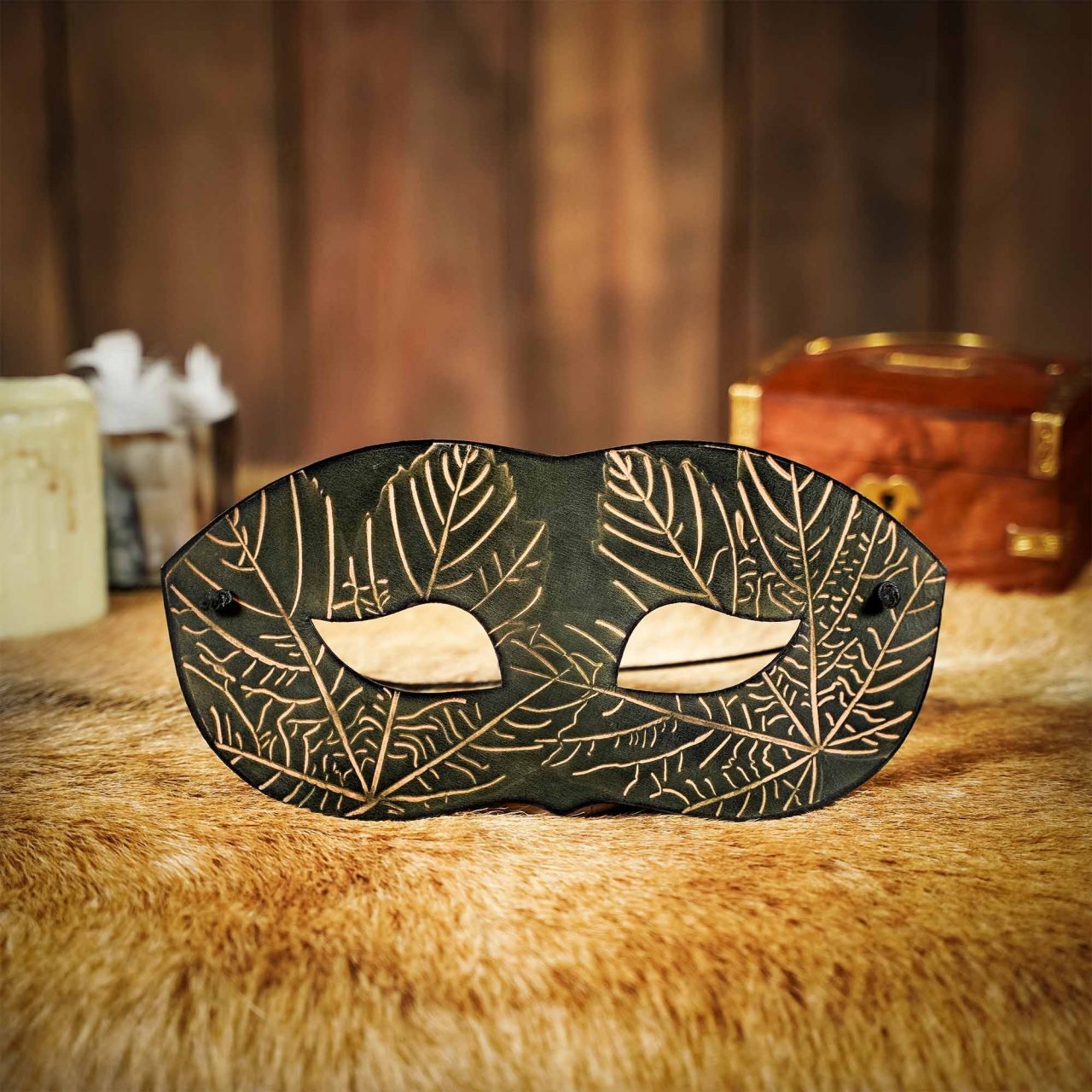Genuine Leather Eye Mask