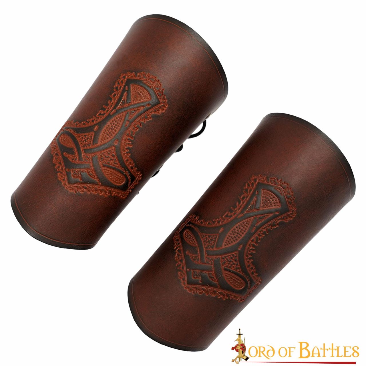 Mighty Mjolnir Genuine Leather Bracers Mighty Mjolnir Genuine Leather Bracers