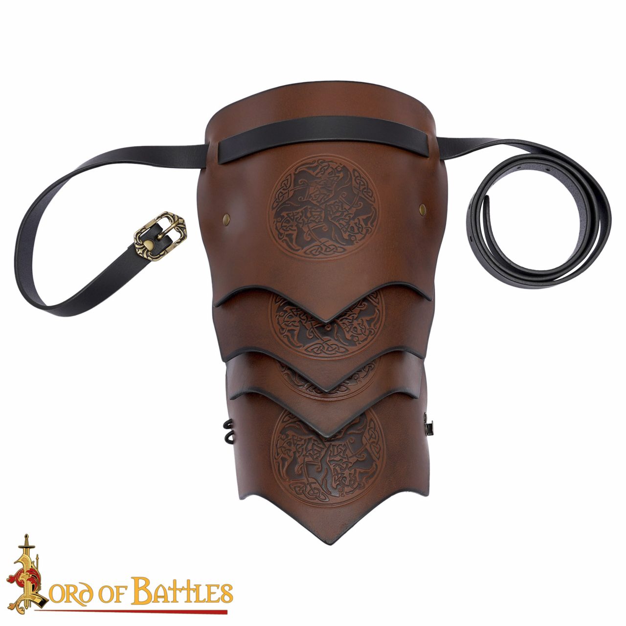 26131BR_1-1 Leather Pauldron