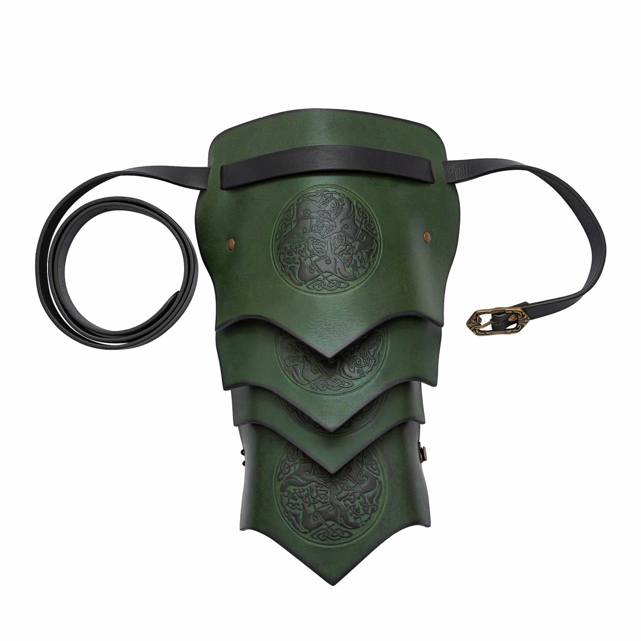 26131GR_1 Leather Pauldron