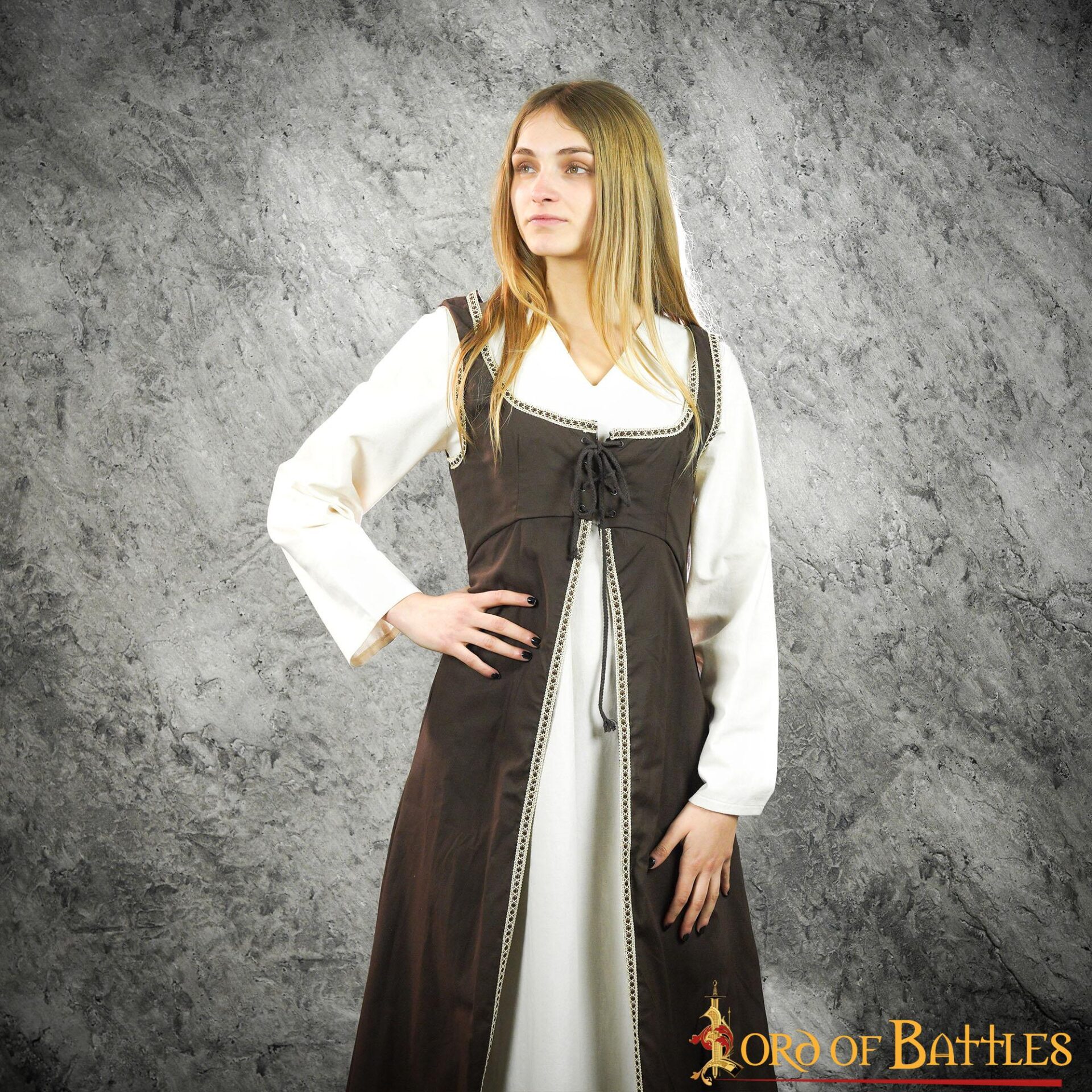 Medieval Cotton Brial Bodice