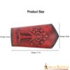 Genuine Leather Bracers with Embossed Tree of Gondor Motif Genuine Leather Bracers with Embossed Tree of Gondor Motif