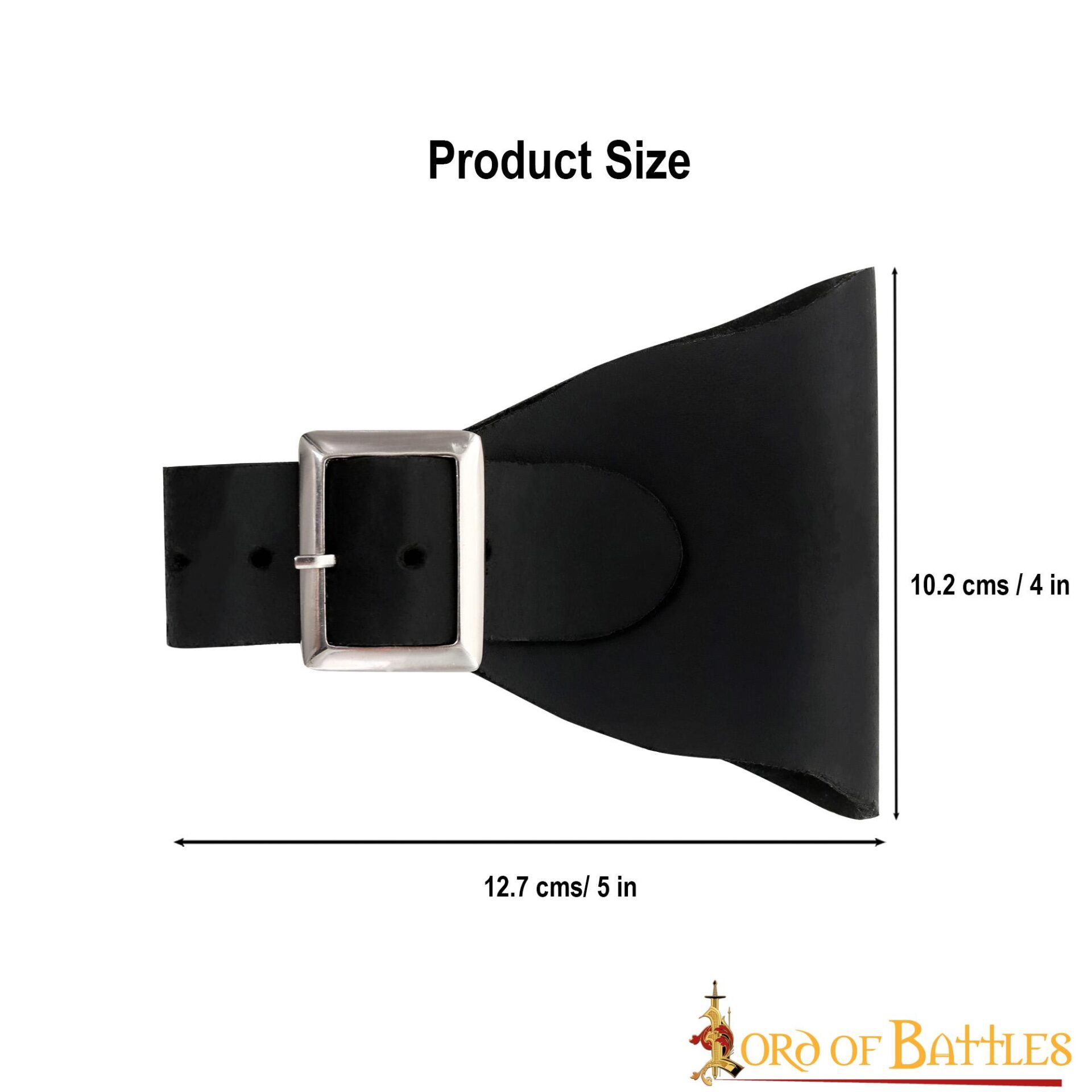 Leather Medieval Sword Frog with Belt Hanging Loop